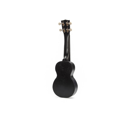 Mahalo MK1PWTBK Комплект сопрано укулеле, Translucent Black, калъф, 3 перца
