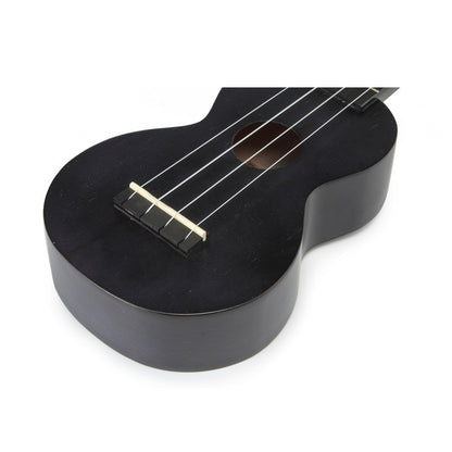 Mahalo MK1PWTBK Комплект сопрано укулеле, Translucent Black, калъф, 3 перца