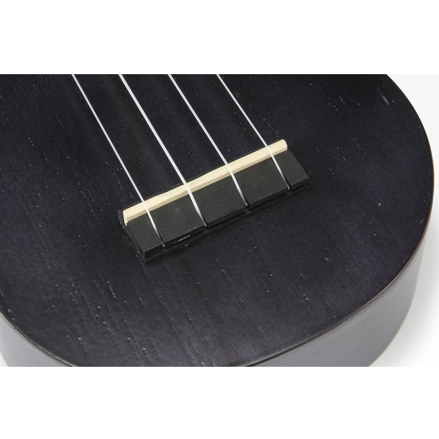 Mahalo MK1PWTBK Комплект сопрано укулеле, Translucent Black, калъф, 3 перца