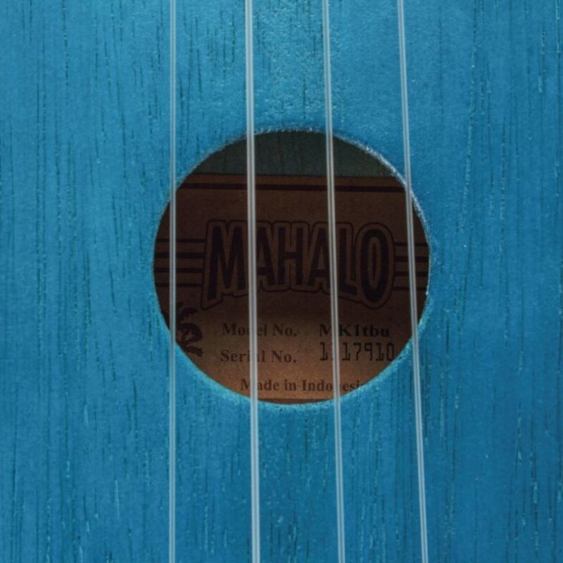 Mahalo MK1TBU Pro Комплект сопрано укулеле, Transparent Blue, калъф, 3 перца