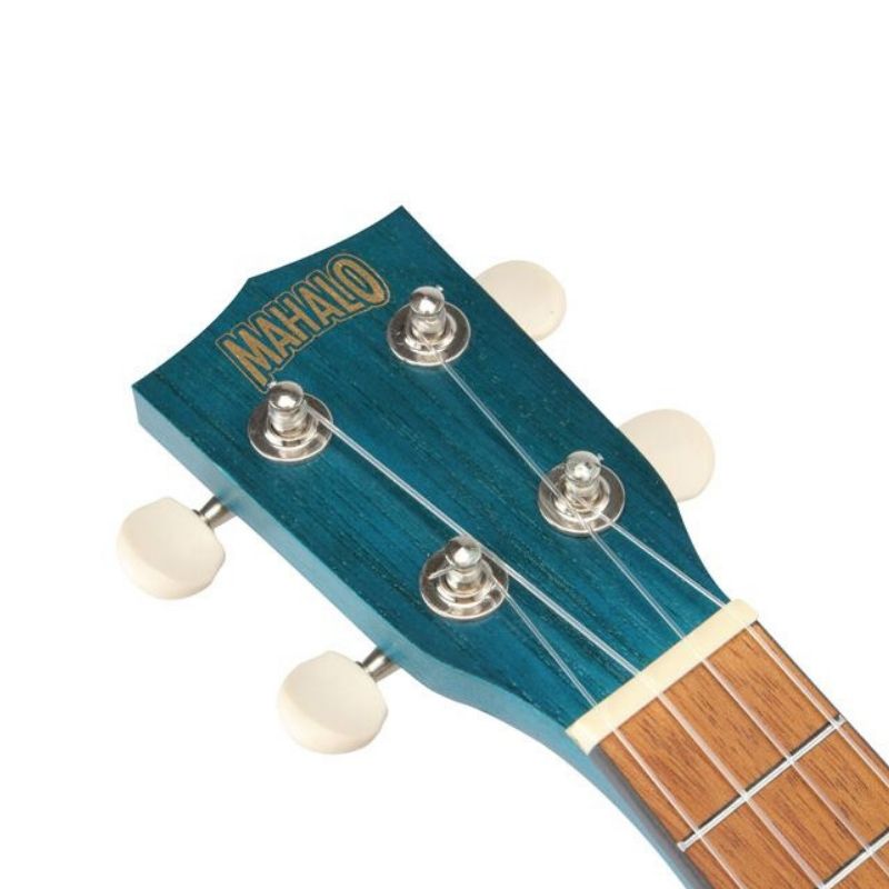 Mahalo MK1TBU Pro Комплект сопрано укулеле, Transparent Blue, калъф, 3 перца
