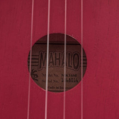 Mahalo MK1TRD Pro Комплект сопрано укулеле, Transparent Red, калъф, 3 перца