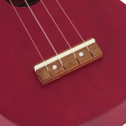 Mahalo MK1TRD Комплект сопрано укулеле, Transparent red, калъф, 3 перца