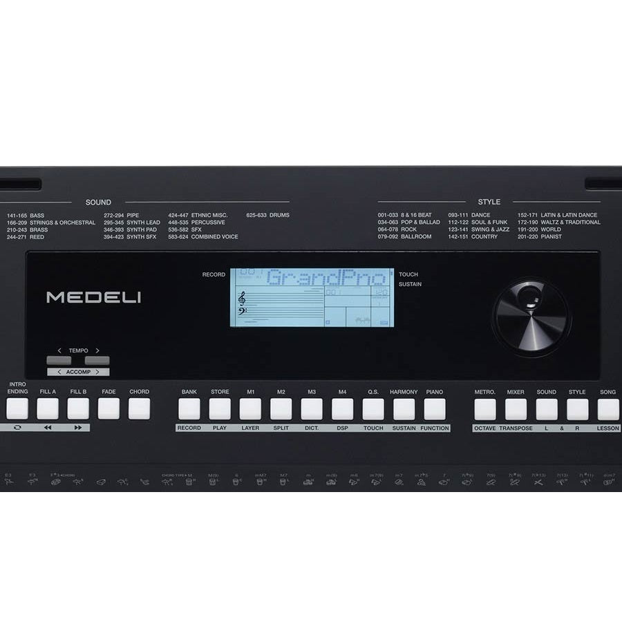 Medeli MK300 Електронна йоника 633 тона, 220 ритъма, динамична