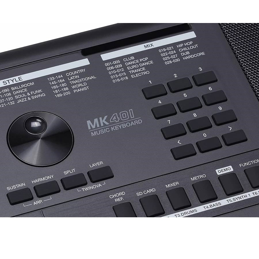 Medeli MK401 Електронна йоника 61 динамични клавиша, 600 тона, 200 ритъма, MIC IN, SD Card