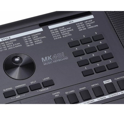 Medeli MK401 Електронна йоника 61 динамични клавиша, 600 тона, 200 ритъма, MIC IN, SD Card