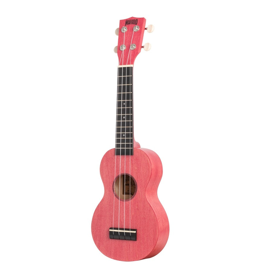 Mahalo ML1CP Комплект сопрано укулеле, Coral Pink, калъф, 3 перца