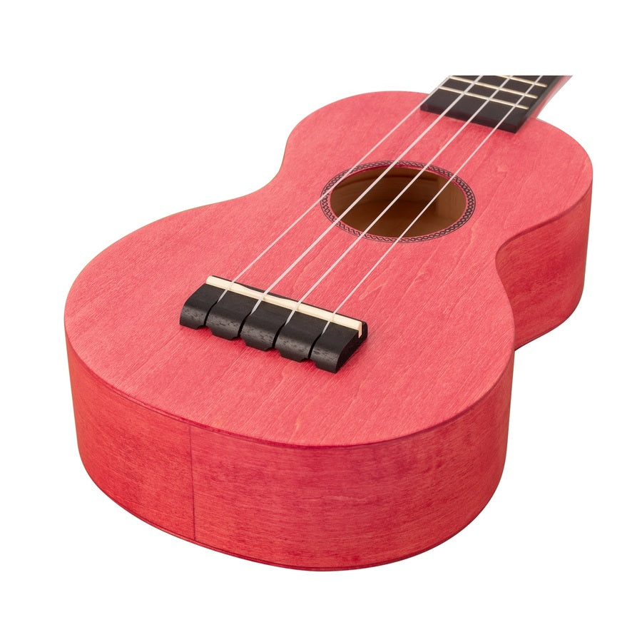 Mahalo ML1CP Комплект сопрано укулеле, Coral Pink, калъф, 3 перца