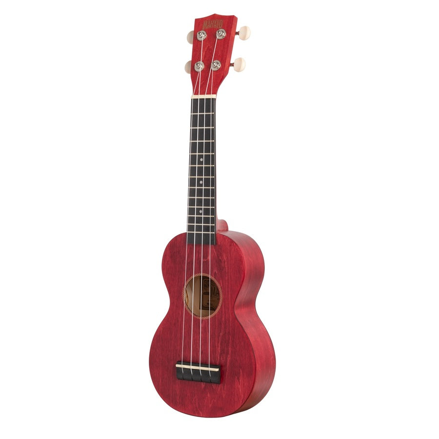 Mahalo ML1CR Комплект сопрано укулеле, Cherry Red, калъф, 3 перца