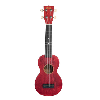 Mahalo ML1CR Комплект сопрано укулеле, Cherry Red, калъф, 3 перца