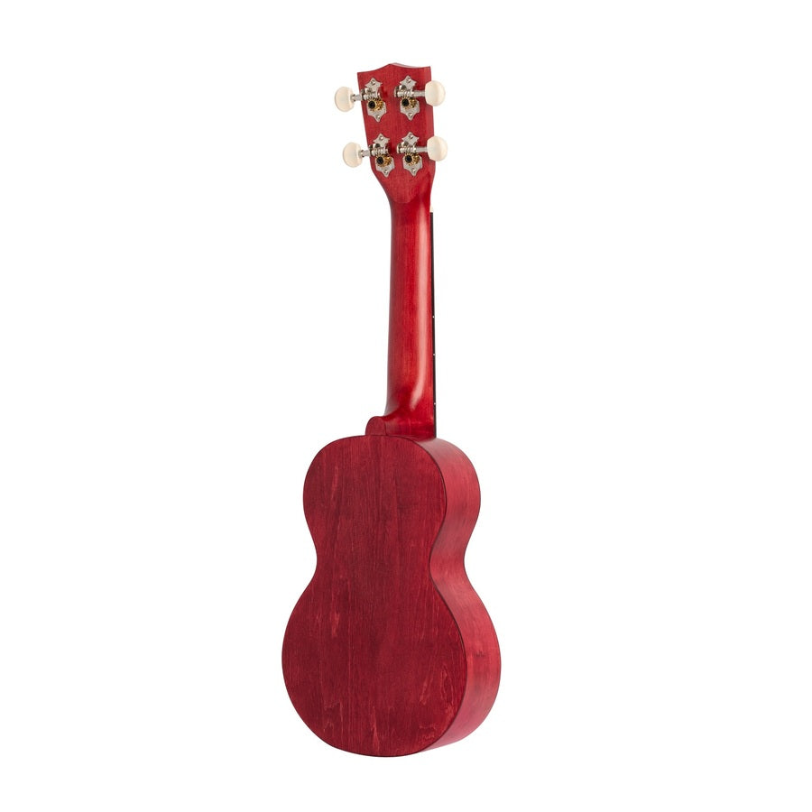 Mahalo ML1CR Комплект сопрано укулеле, Cherry Red, калъф, 3 перца