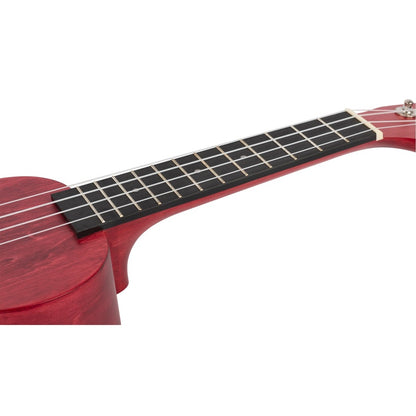 Mahalo ML1CR Комплект сопрано укулеле, Cherry Red, калъф, 3 перца