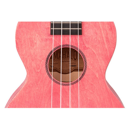 Mahalo ML2CP Комплект концертно укулеле, калъф, 3 перца, Coral pink