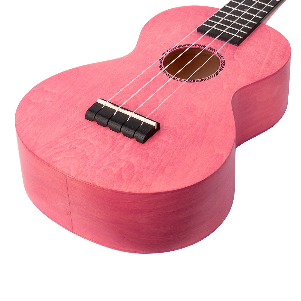 Mahalo ML2CP Комплект концертно укулеле, калъф, 3 перца, Coral pink