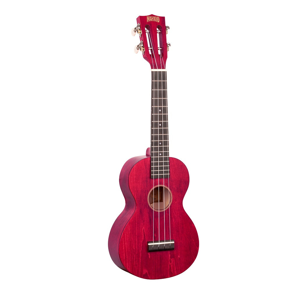 Mahalo ML2CR Комплект концертно укулеле, калъф, 3 перца, Cherry red