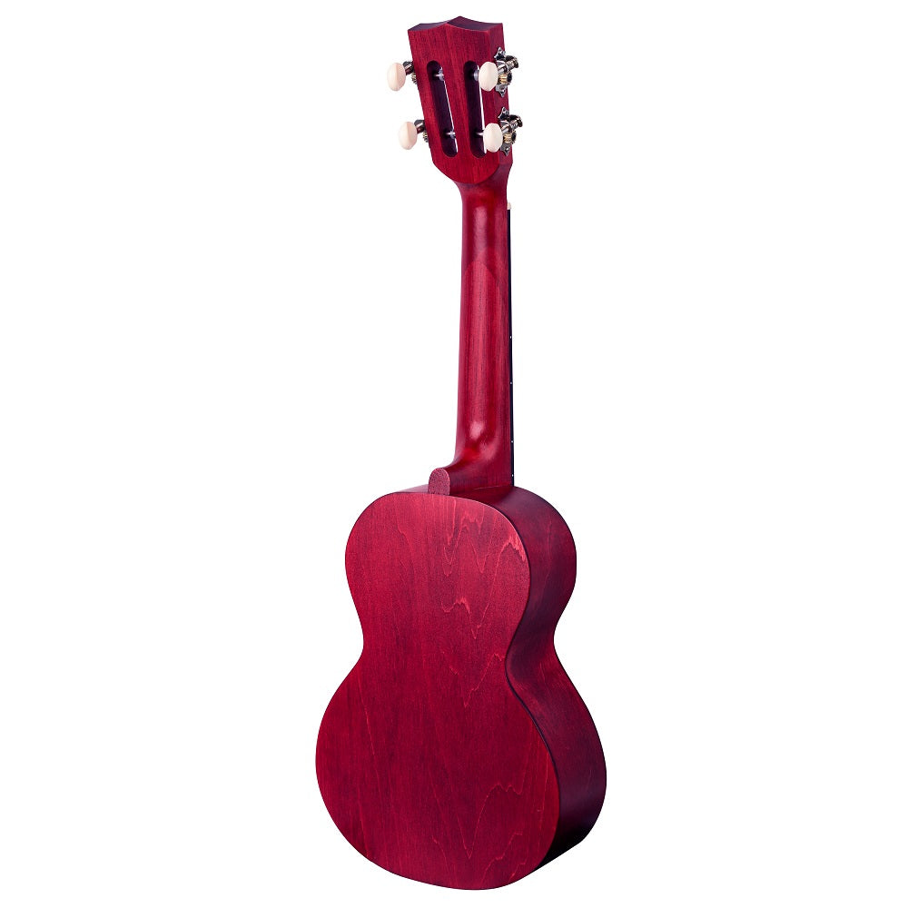 Mahalo ML2CR Комплект концертно укулеле, калъф, 3 перца, Cherry red