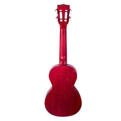 Mahalo ML2CR Комплект концертно укулеле, калъф, 3 перца, Cherry red