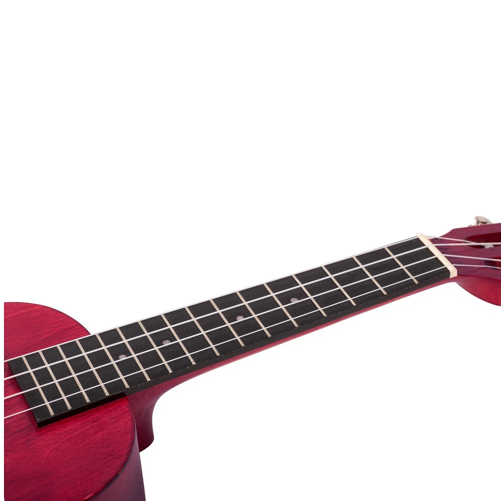 Mahalo ML2CR Комплект концертно укулеле, калъф, 3 перца, Cherry red