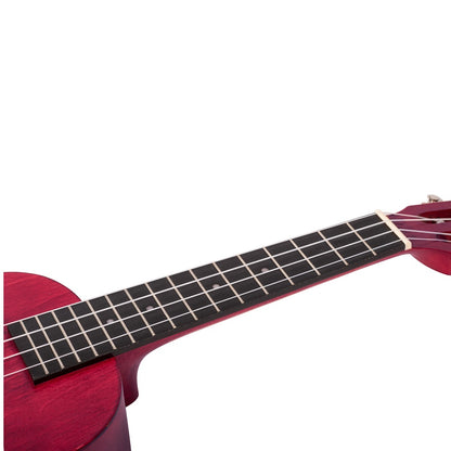Mahalo ML2CR Комплект концертно укулеле, калъф, 3 перца, Cherry red