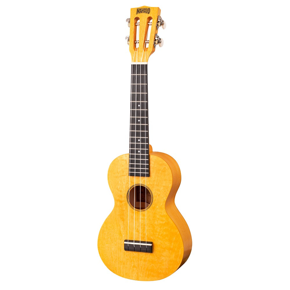Mahalo ML2SF Комплект концертно укулеле, калъф, 3 перца, Sunflower yellow