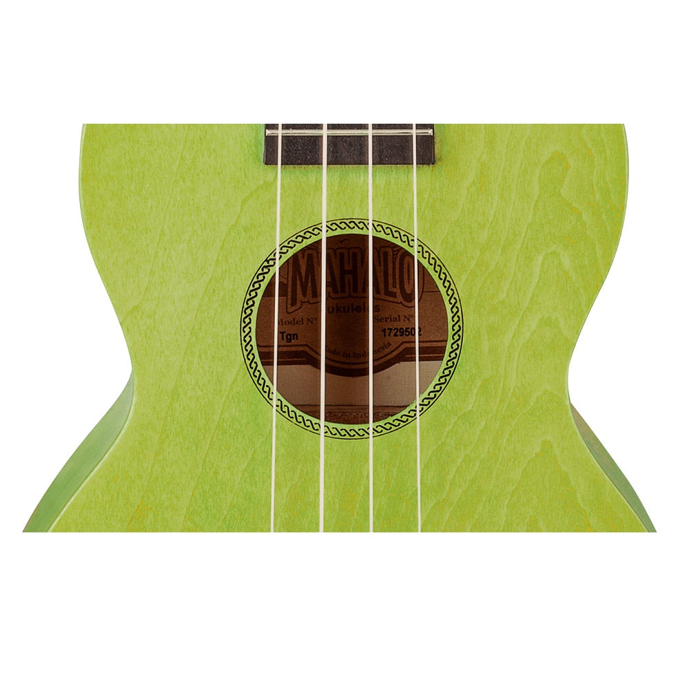 Mahalo ML2SG Комплект концертно укулеле, калъф, 3 перца, Sea green