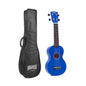 Mahalo MR1BU Комплект сопрано укулеле, Blue, калъф, 3 перца