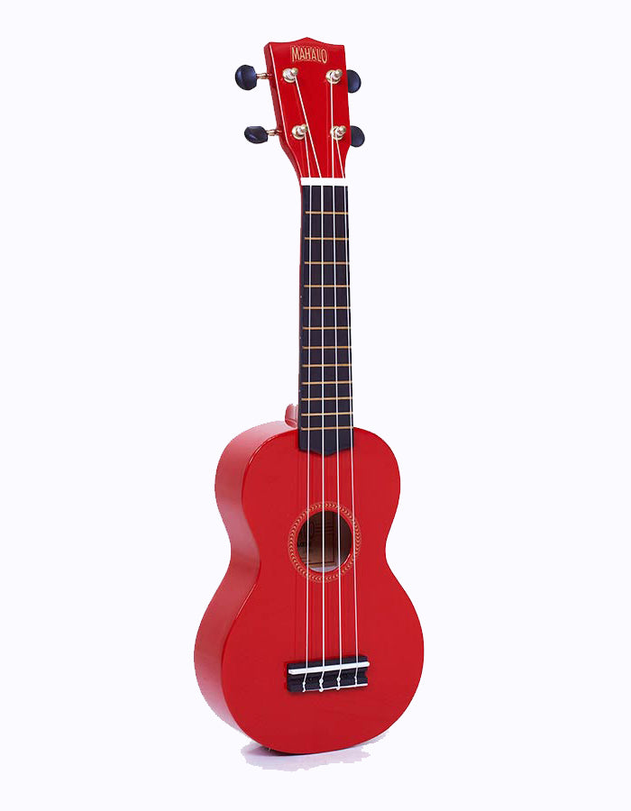 Mahalo MR1RD Комплект сопрано укулеле, Red, калъф, 3 перца