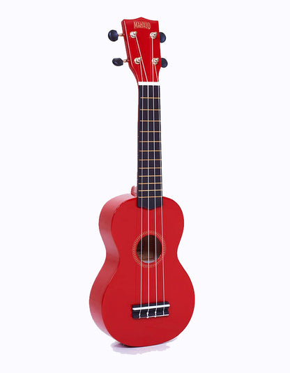 Mahalo MR1RD Комплект сопрано укулеле, Red, калъф, 3 перца