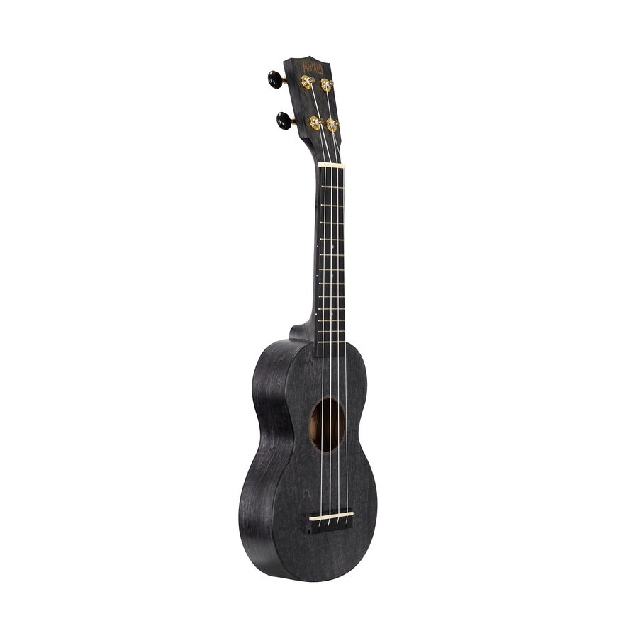 Mahalo MS1TBK Тънко сопрано укулеле (Slimline), черно, калъф, 3 перца