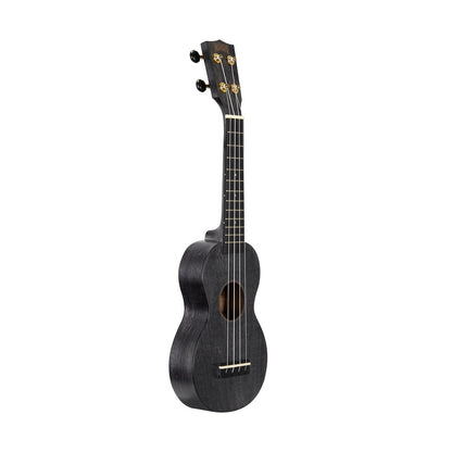 Mahalo MS1TBK Тънко сопрано укулеле (Slimline), черно, калъф, 3 перца