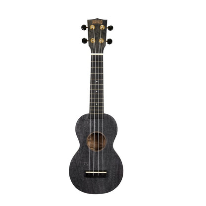 Mahalo MS1TBK Тънко сопрано укулеле (Slimline), черно, калъф, 3 перца