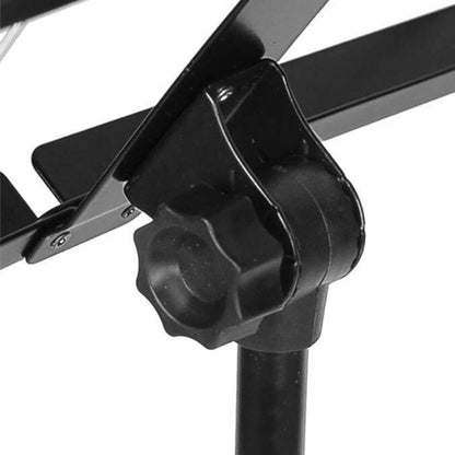 Boston MS50BK Екстра висок сгъваем нотен пулт, регулируем до 150 cm, с калъф, черен