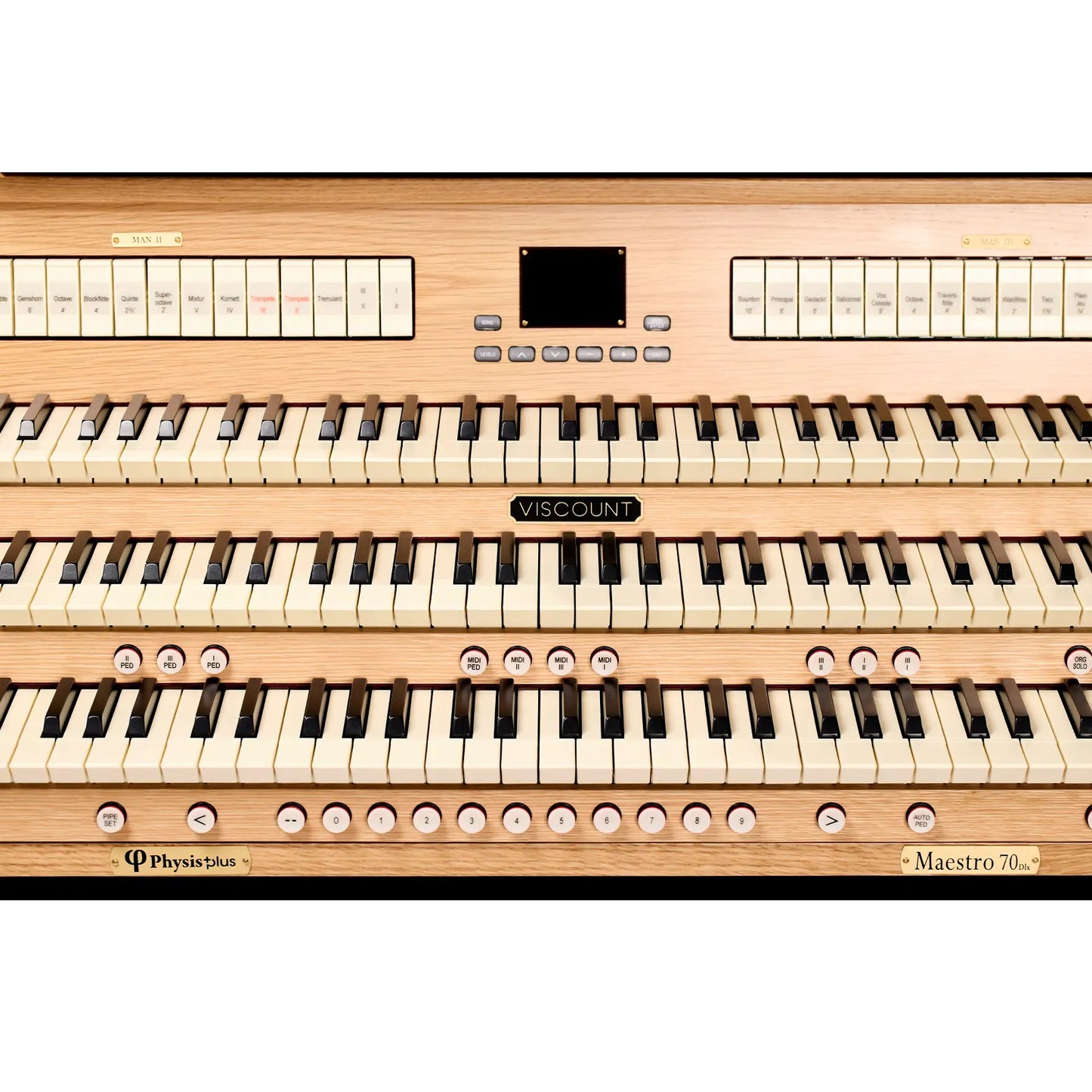 Viscount Maestro 70 Dlx Дигитален църковен орган с 3 мануала и Physis Plus технология