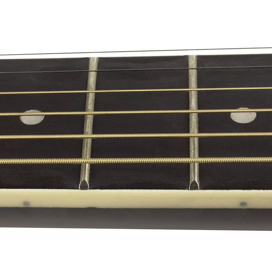 Nashville GSD6034BK Акустична китара 3/4 за начинаещи, никелови прагчета, черен гланц