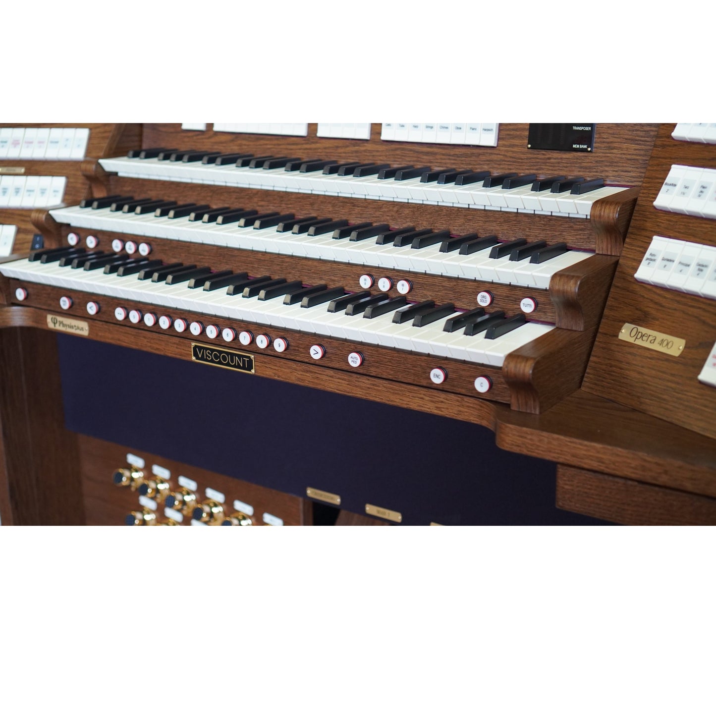 Viscount Opera 400 Професионален дигитален църковен орган с 3 мануала и Physis Plus технология