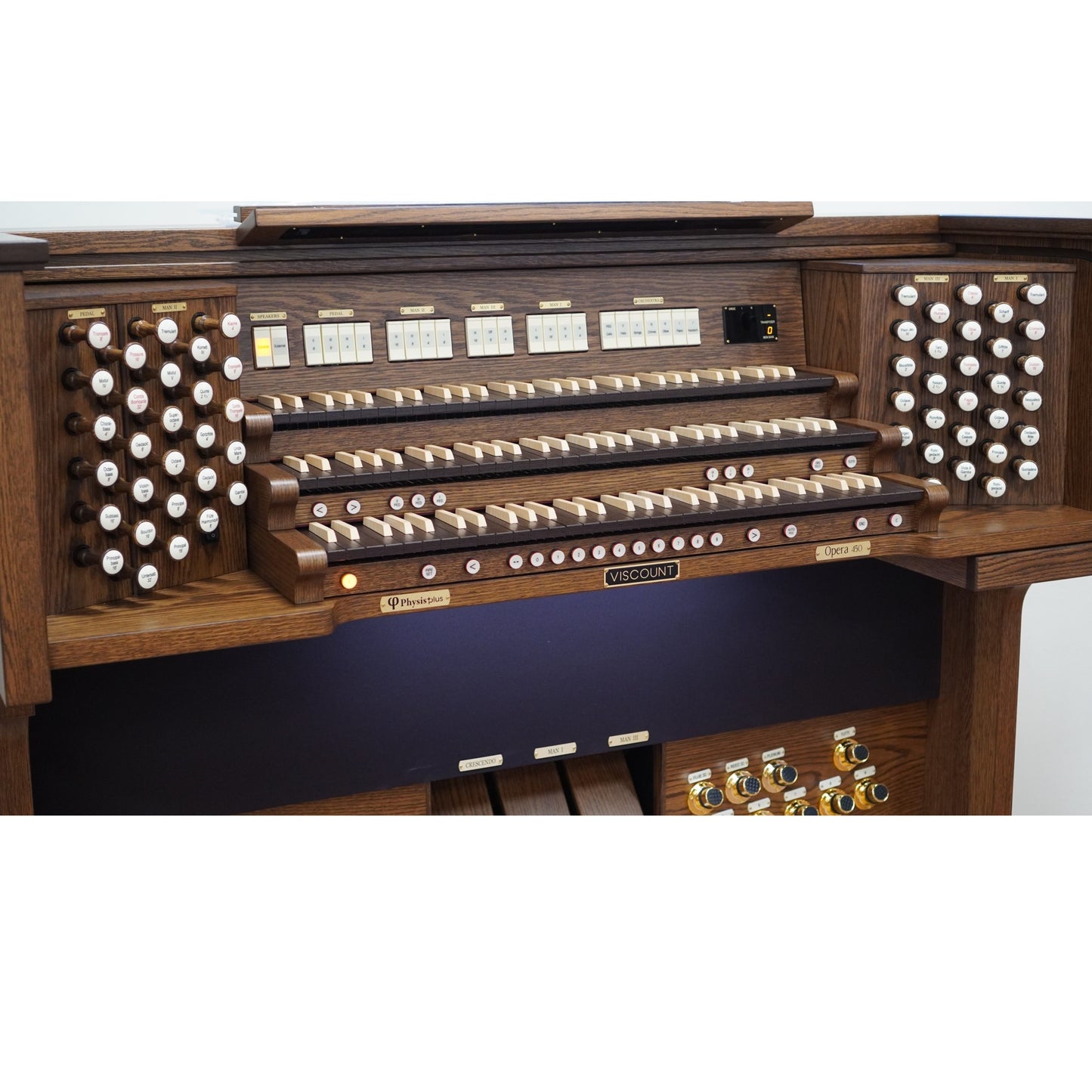 Viscount Opera 450 Професионален дигитален църковен орган с 3 мануала и Physis Plus технология