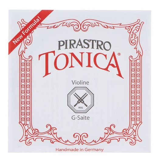 Pirastro Tonica P412021 Комплект 4 струни за цигулка 4/4, Medium, E Ball End
