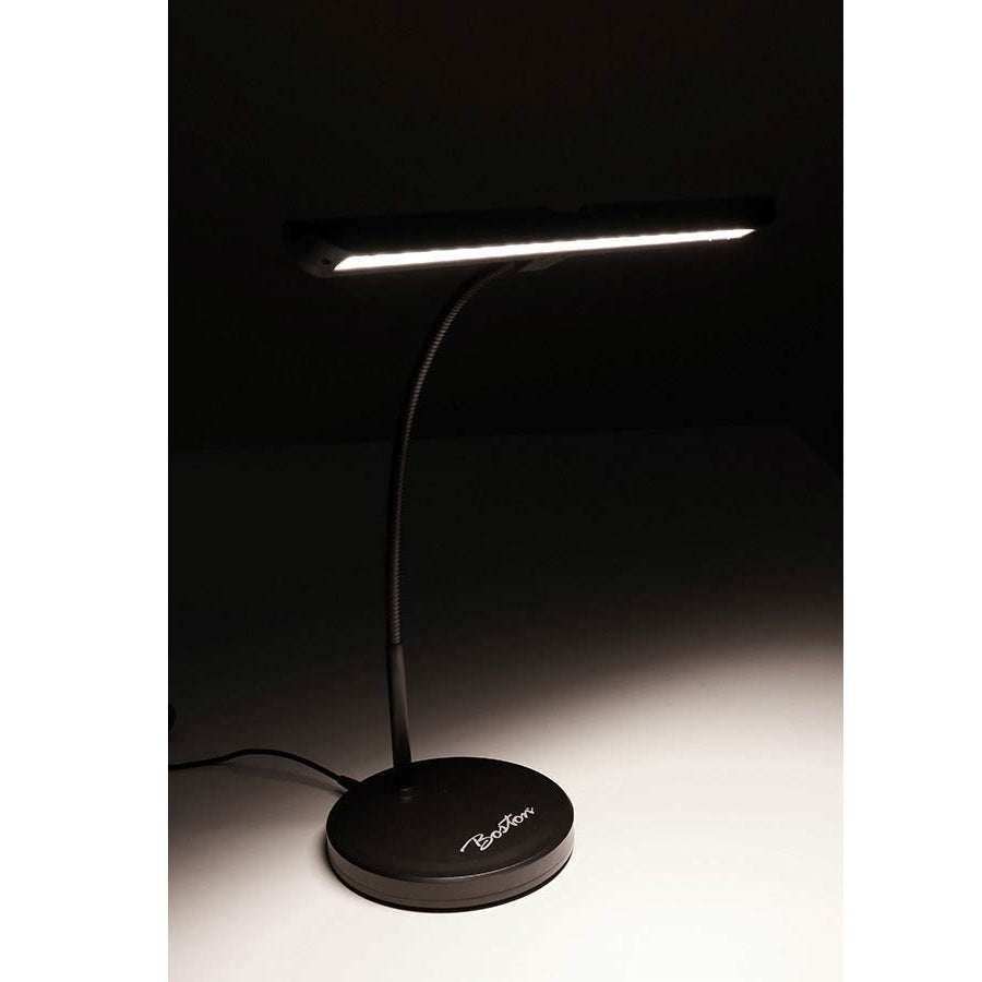 Boston PLM180BK LED лампа за пиано и студио, 18 светодиода, гъвкаво рамо, черна