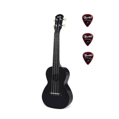 Korala PUC20BK Комплект концертно укулеле, 3 перца, Black