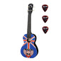 Korala PUC3003 Комплект концертно укулеле, 3 перца, London Print