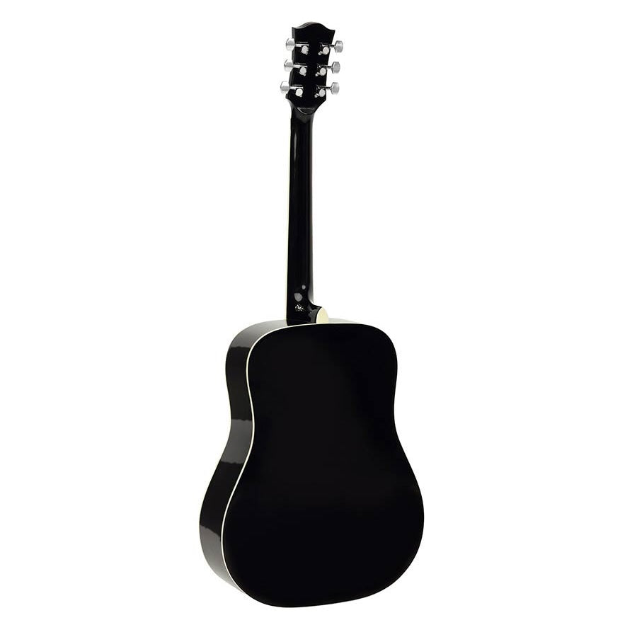 Richwood RD12BK Artist Акустична китара dreadnought, черен цвят