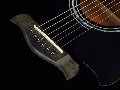 Richwood RD12BK Artist Акустична китара dreadnought, черен цвят