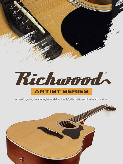 Richwood RD12CE Artist Електро-акустична китара, натурален цвят