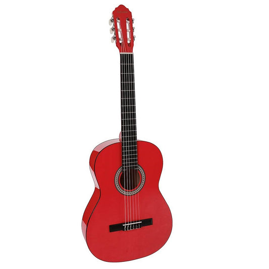 Salvador Kids CG144RD Класическа китара 4/4, регулируем тръс род, Червен гланц