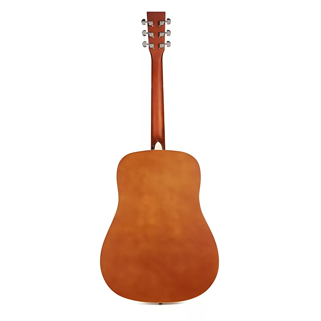 SX SD104Basic2 Комплект акустична китара Dreadnought с аксесоари, дърво Окуме, натурален мат
