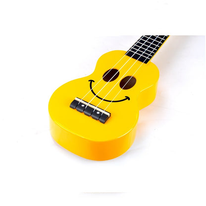 Mahalo SMILINOYW Комплект сопранисимо укулеле (мини), жълто, калъф, 3 перца
