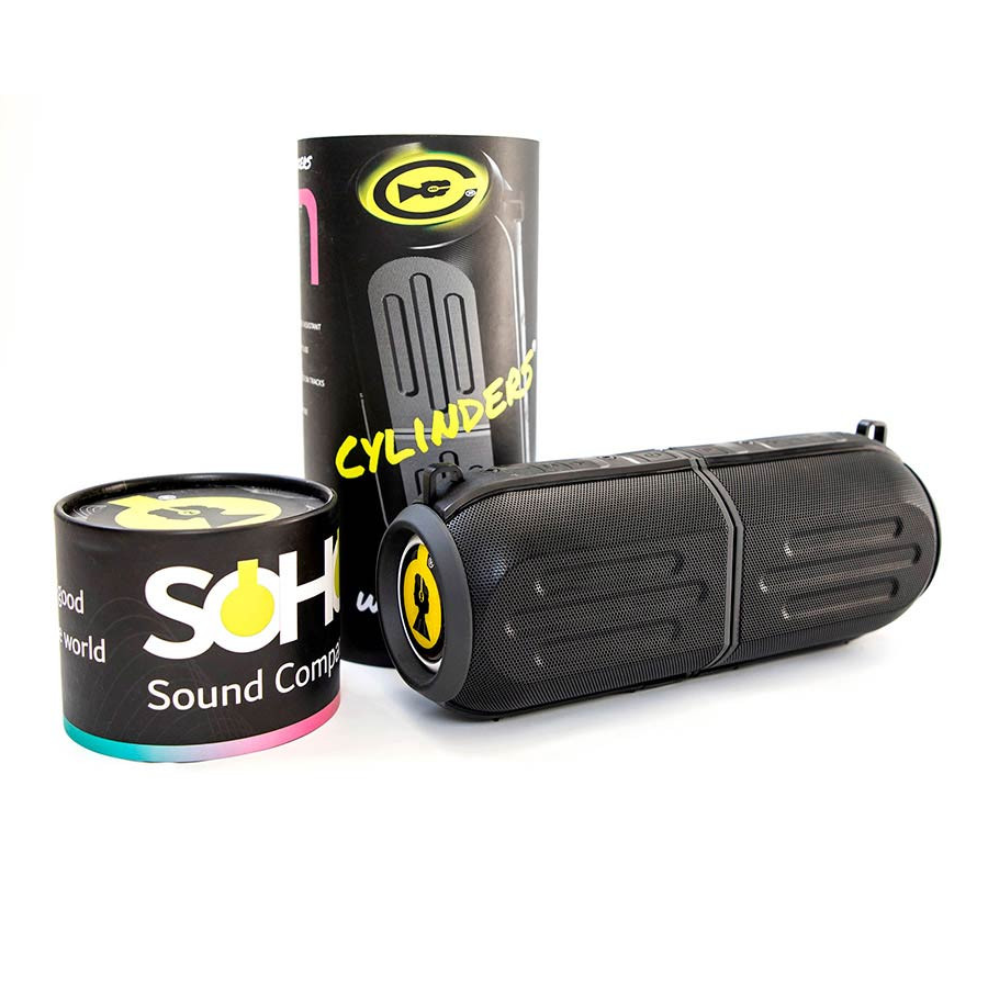 Soho Sound Company Cylinders Bluetooth TWS Twin Stereo тонколони, черни