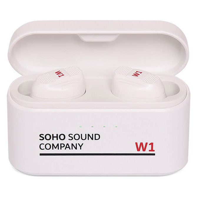 SOHO W1 Безжични слушалки, power bank, touch control, бели