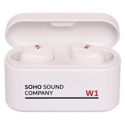 SOHO W1 Безжични слушалки, power bank, touch control, бели