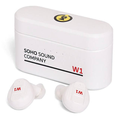 SOHO W1 Безжични слушалки, power bank, touch control, бели